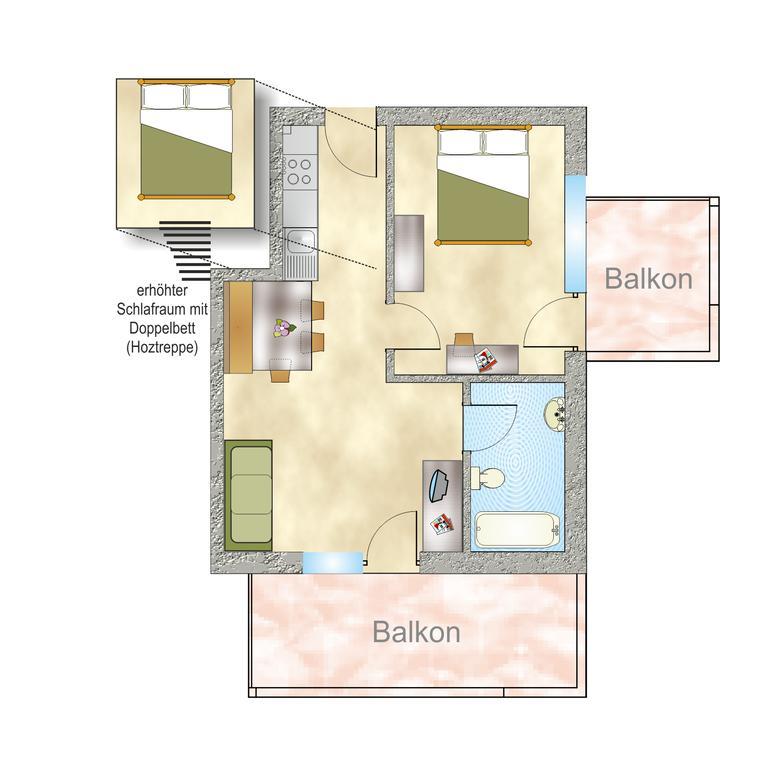 Mountain Living Apartments St. Valentin auf der Haide Chambre photo
